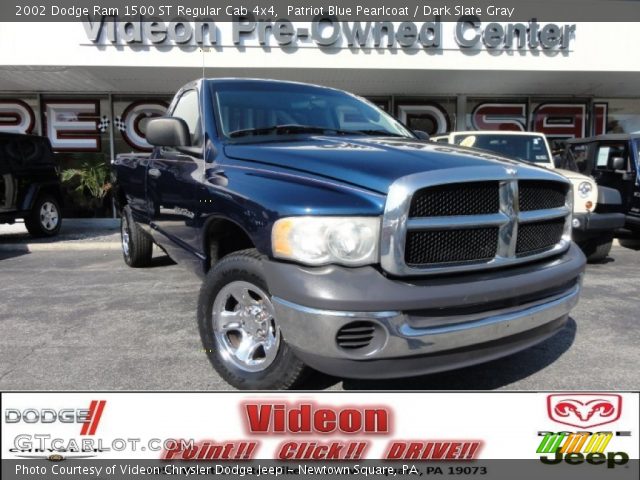 2002 Dodge Ram 1500 ST Regular Cab 4x4 in Patriot Blue Pearlcoat