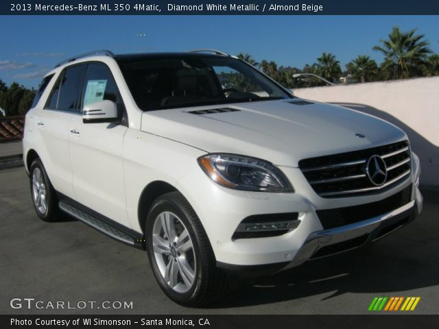 2013 Mercedes-Benz ML 350 4Matic in Diamond White Metallic