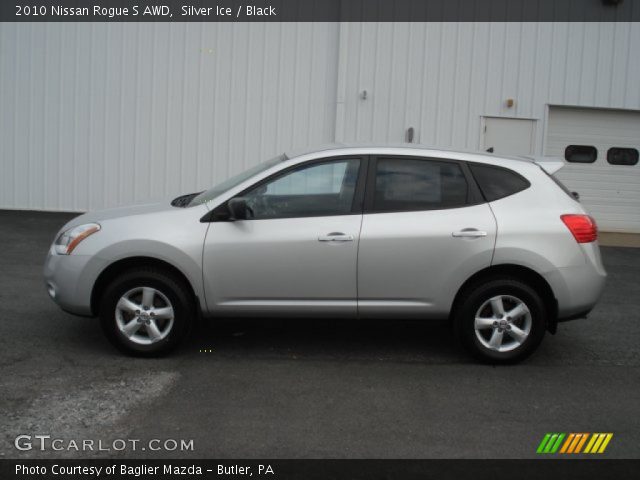2010 Nissan Rogue S AWD in Silver Ice