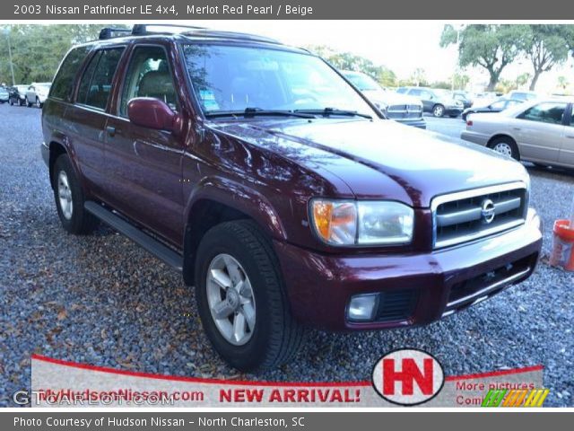 2003 Nissan Pathfinder LE 4x4 in Merlot Red Pearl