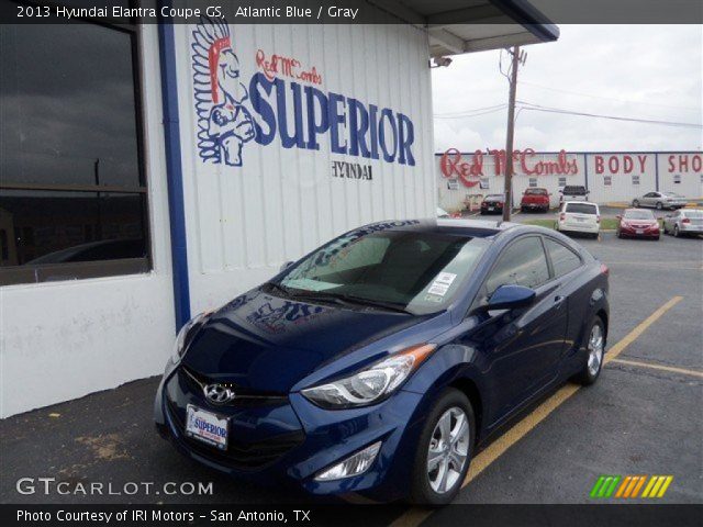 2013 Hyundai Elantra Coupe GS in Atlantic Blue