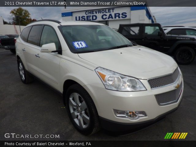2011 Chevrolet Traverse LTZ AWD in White Diamond Tricoat