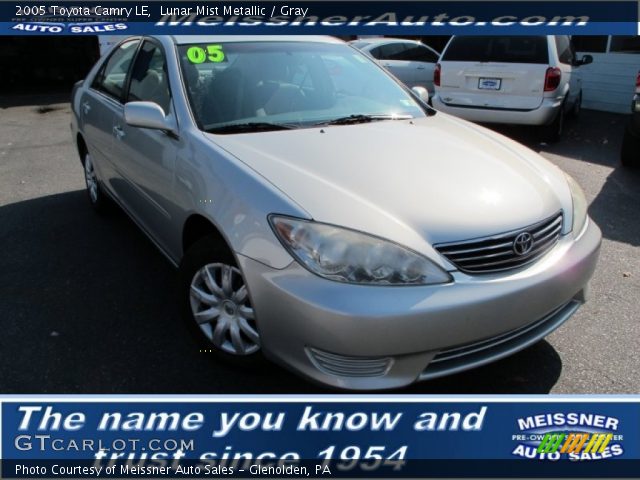 2005 Toyota Camry LE in Lunar Mist Metallic