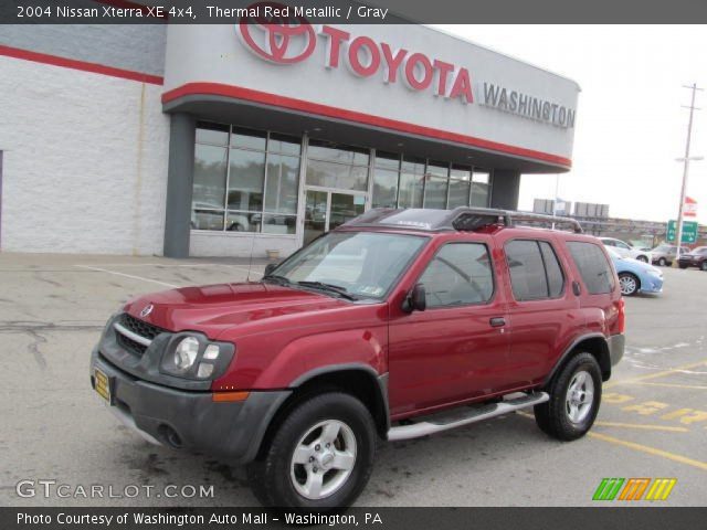 2004 Nissan Xterra XE 4x4 in Thermal Red Metallic