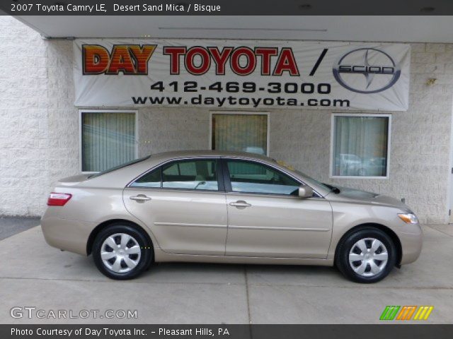 2007 Toyota Camry LE in Desert Sand Mica