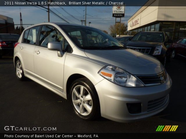 2011 Nissan Versa 1.8 S Hatchback in Brilliant Silver Metallic