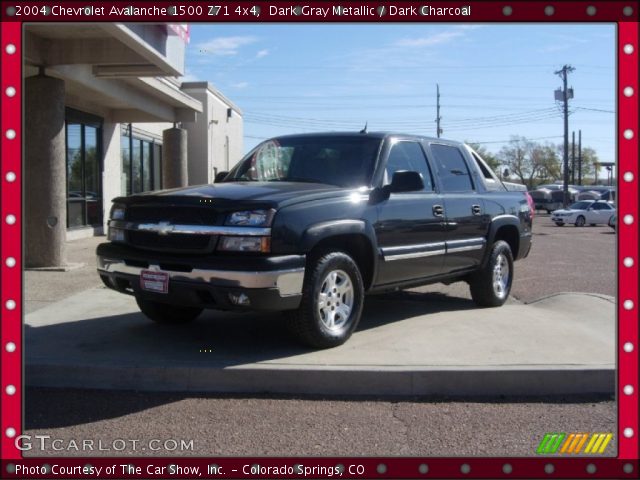 2004 Chevrolet Avalanche 1500 Z71 4x4 in Dark Gray Metallic