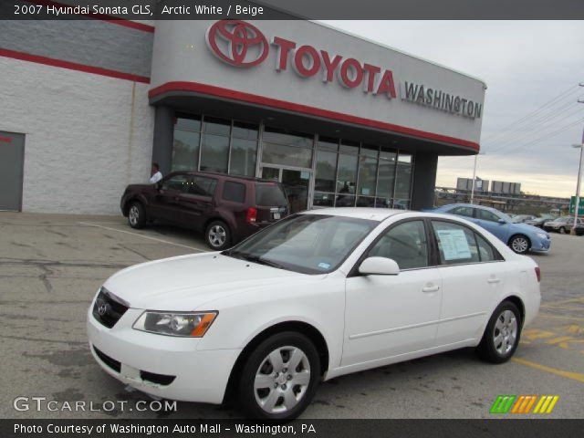 2007 Hyundai Sonata GLS in Arctic White