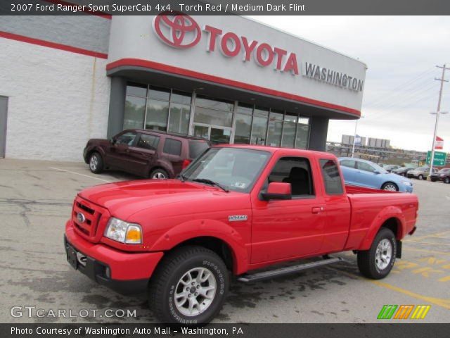 2007 Ford Ranger Sport SuperCab 4x4 in Torch Red