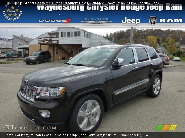 2013 Jeep Grand Cherokee Overland Summit 4x4 in Rugged Brown Pearl