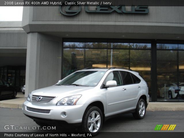 2008 Lexus RX 400h AWD Hybrid in Classic Silver Metallic