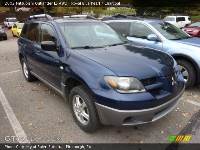 2003 Mitsubishi Outlander LS 4WD in Royal Blue Pearl