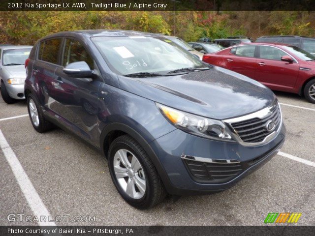 2012 Kia Sportage LX AWD in Twilight Blue