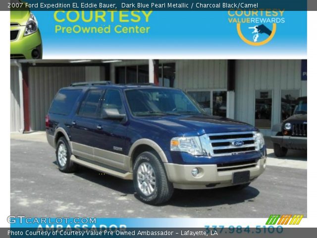 2007 Ford Expedition EL Eddie Bauer in Dark Blue Pearl Metallic