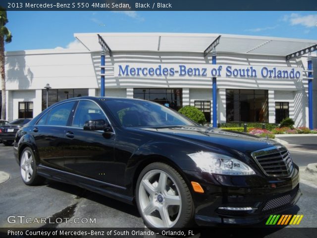 2013 Mercedes-Benz S 550 4Matic Sedan in Black