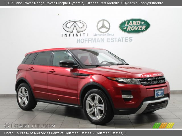 2012 Land Rover Range Rover Evoque Dynamic in Firenze Red Metallic