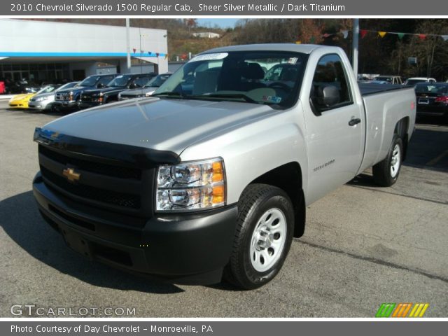 2010 Chevrolet Silverado 1500 Regular Cab in Sheer Silver Metallic