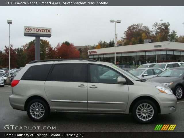 2010 Toyota Sienna Limited AWD in Silver Shadow Pearl