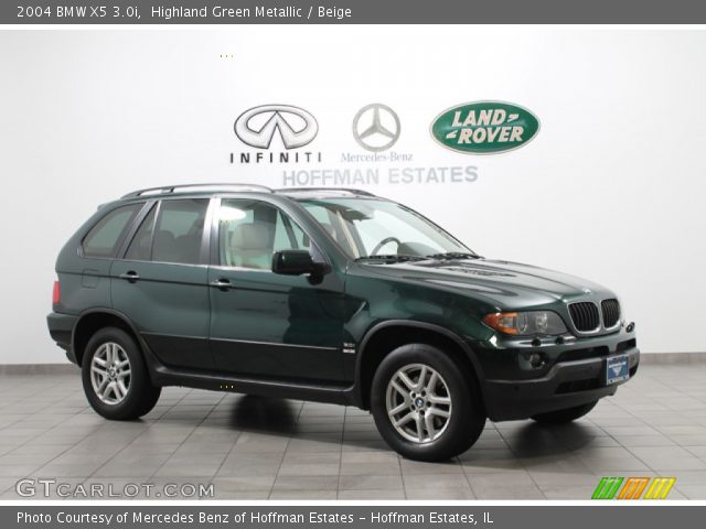 2004 BMW X5 3.0i in Highland Green Metallic