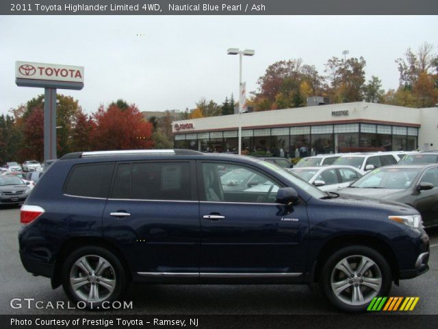 2011 Toyota Highlander Limited 4WD in Nautical Blue Pearl