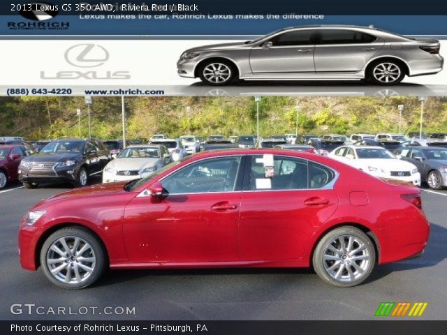 2013 Lexus GS 350 AWD in Riviera Red