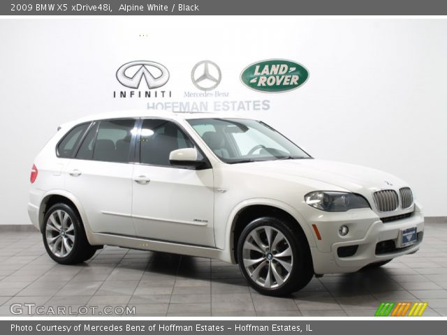 2009 BMW X5 xDrive48i in Alpine White