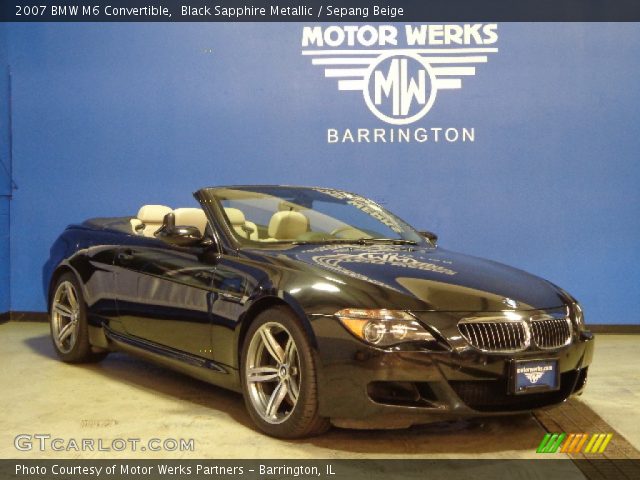 2007 BMW M6 Convertible in Black Sapphire Metallic