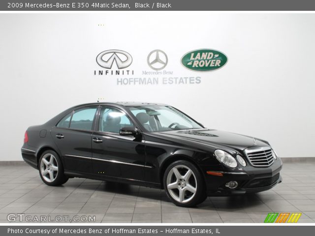 2009 Mercedes-Benz E 350 4Matic Sedan in Black