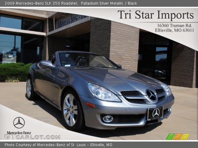 2009 Mercedes-Benz SLK 350 Roadster in Palladium Silver Metallic