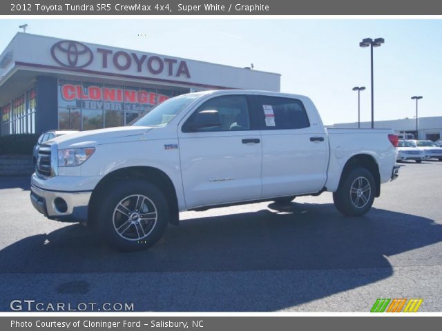 2012 Toyota Tundra SR5 CrewMax 4x4 in Super White