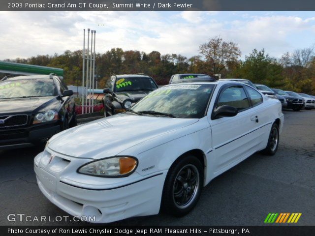 2003 Pontiac Grand Am GT Coupe in Summit White