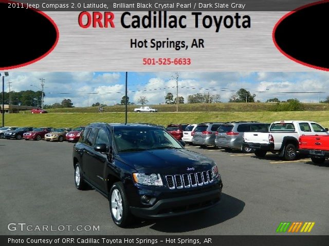 2011 Jeep Compass 2.0 Latitude in Brilliant Black Crystal Pearl