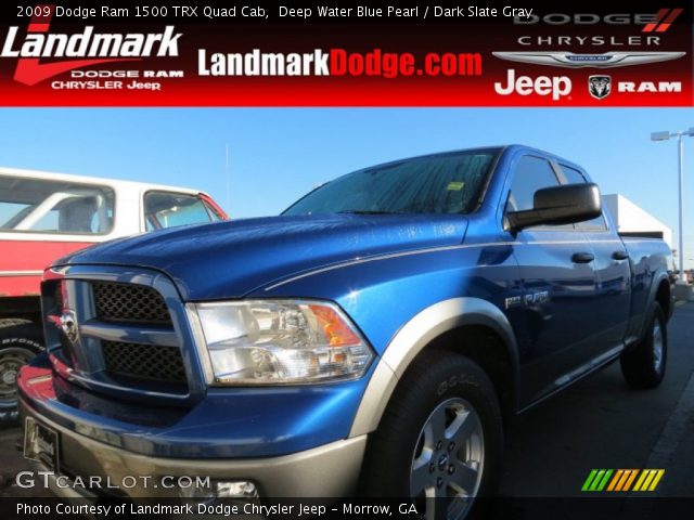 2009 Dodge Ram 1500 TRX Quad Cab in Deep Water Blue Pearl