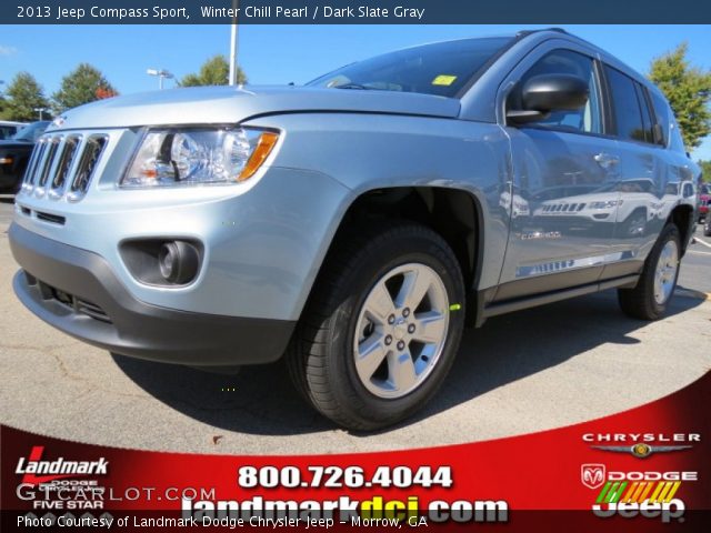 2013 Jeep Compass Sport in Winter Chill Pearl