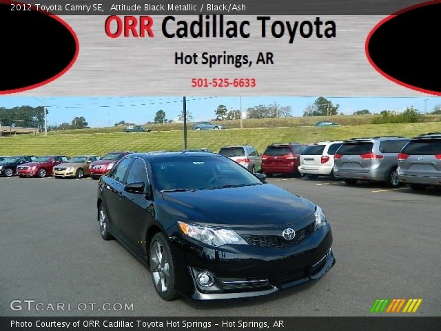 2012 Toyota Camry SE in Attitude Black Metallic