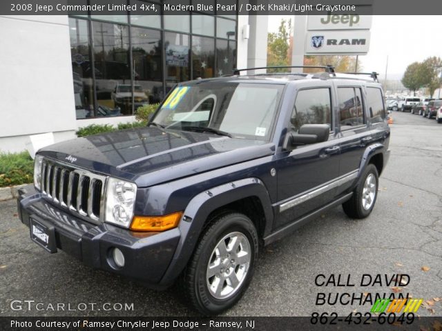 2008 Jeep Commander Limited 4x4 in Modern Blue Pearl
