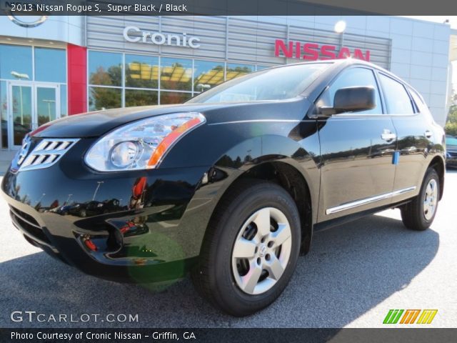 2013 Nissan Rogue S in Super Black