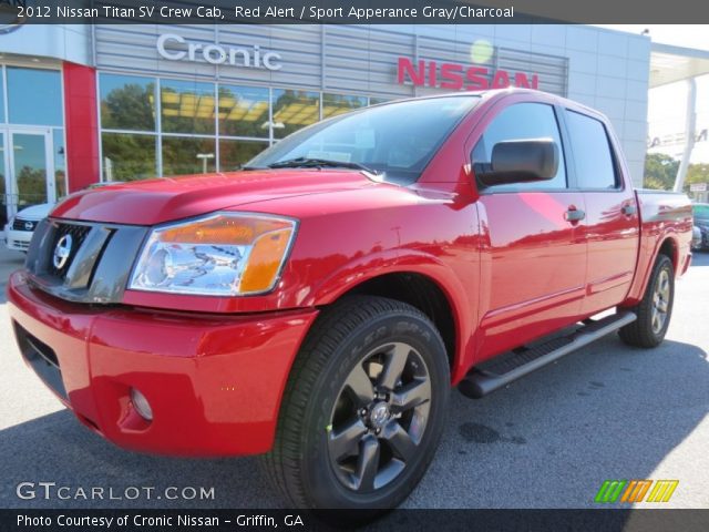 2012 Nissan Titan SV Crew Cab in Red Alert