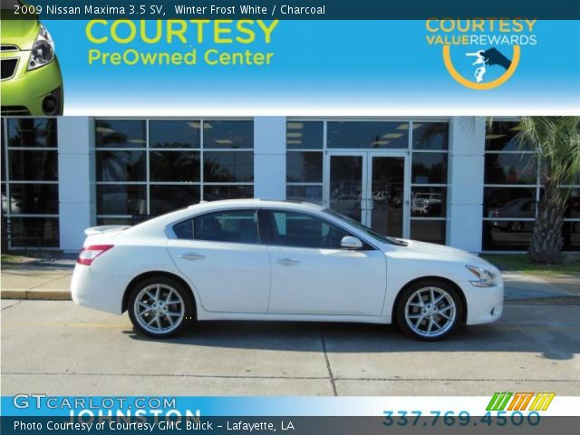 2009 Nissan Maxima 3.5 SV in Winter Frost White