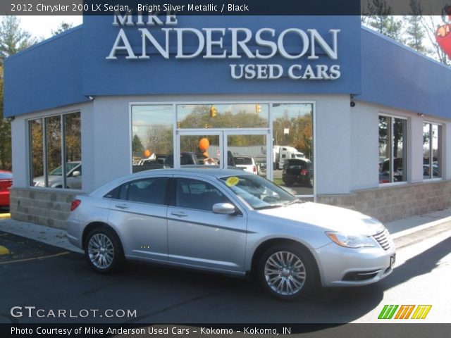2012 Chrysler 200 LX Sedan in Bright Silver Metallic