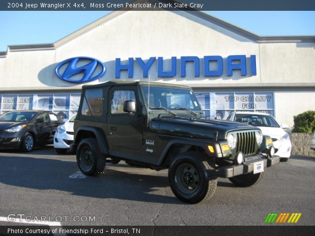 2004 Jeep Wrangler X 4x4 in Moss Green Pearlcoat