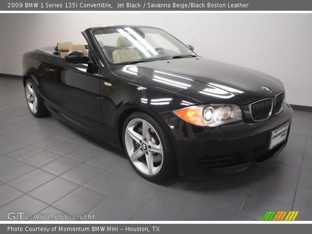 2009 BMW 1 Series 135i Convertible in Jet Black