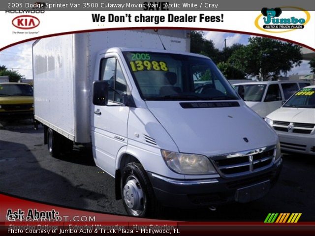 2005 Dodge Sprinter Van 3500 Cutaway Moving Van in Arctic White