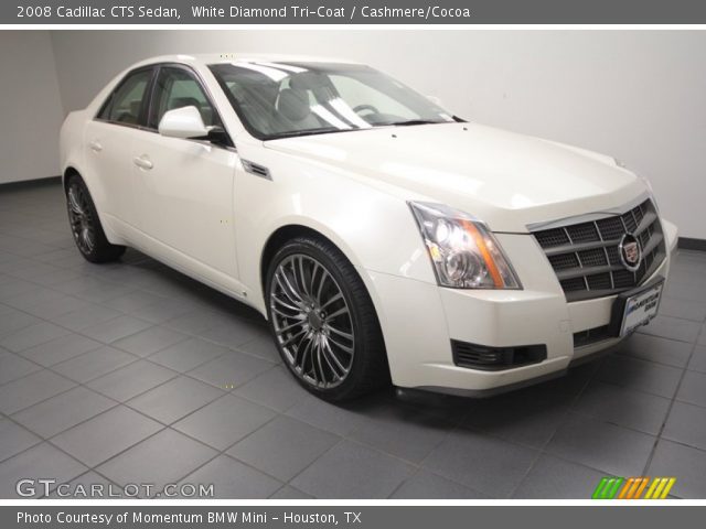 2008 Cadillac CTS Sedan in White Diamond Tri-Coat