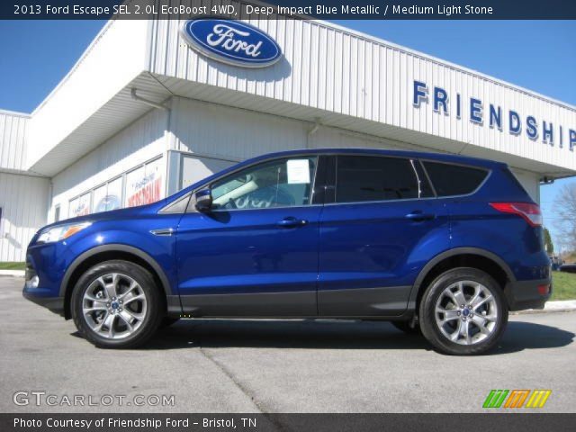 2013 Ford Escape SEL 2.0L EcoBoost 4WD in Deep Impact Blue Metallic