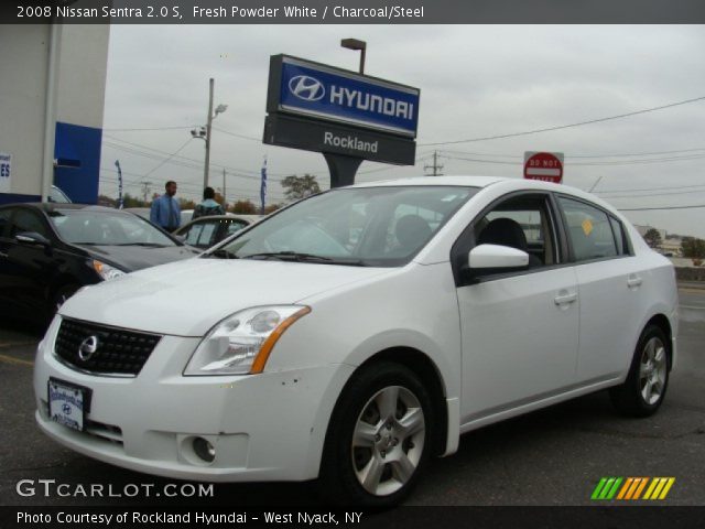 2008 Nissan Sentra 2.0 S in Fresh Powder White