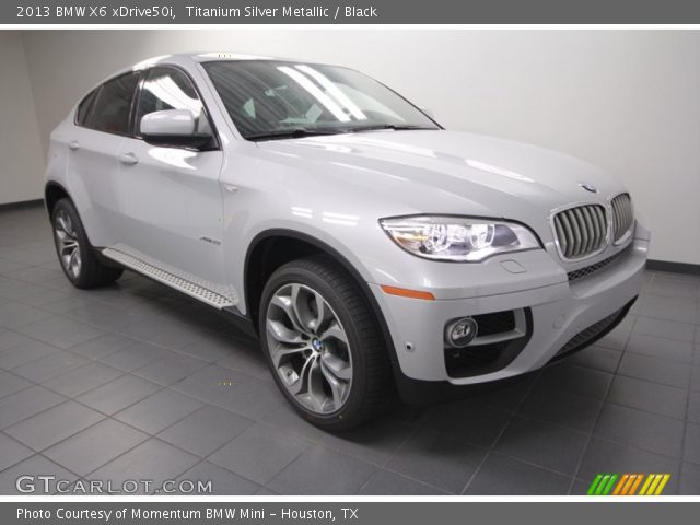 2013 BMW X6 xDrive50i in Titanium Silver Metallic