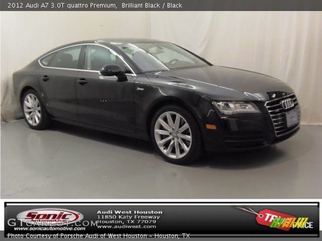 2012 Audi A7 3.0T quattro Premium in Brilliant Black