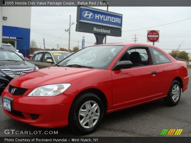 2005 Honda Civic Value Package Coupe in Rallye Red