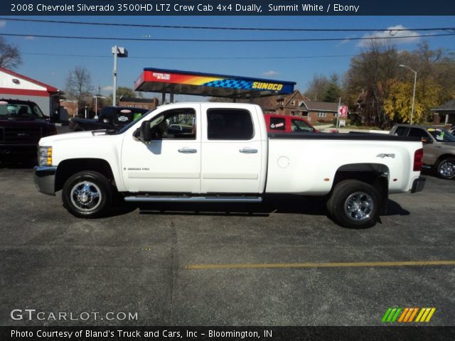 2008 Chevrolet Silverado 3500HD LTZ Crew Cab 4x4 Dually in Summit White